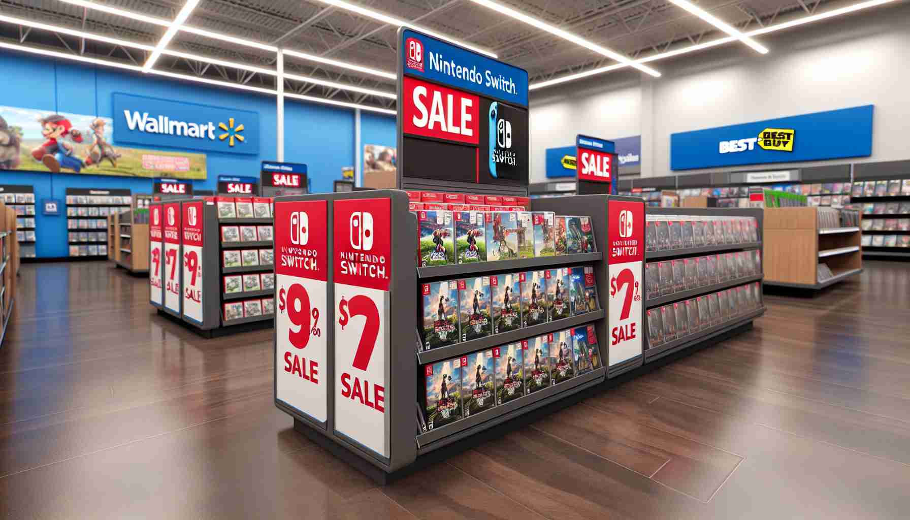 Zniżki na gry Nintendo Switch w sklepach Walmart i Best Buy