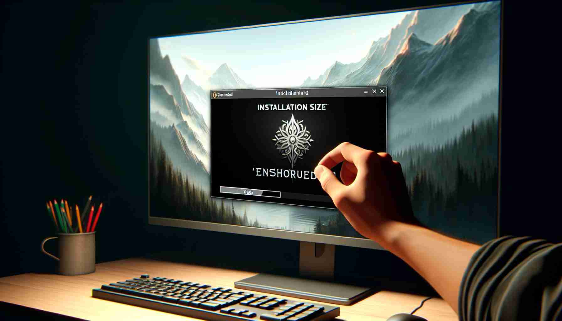 Rozmiar instalacji gry Enshrouded na PC