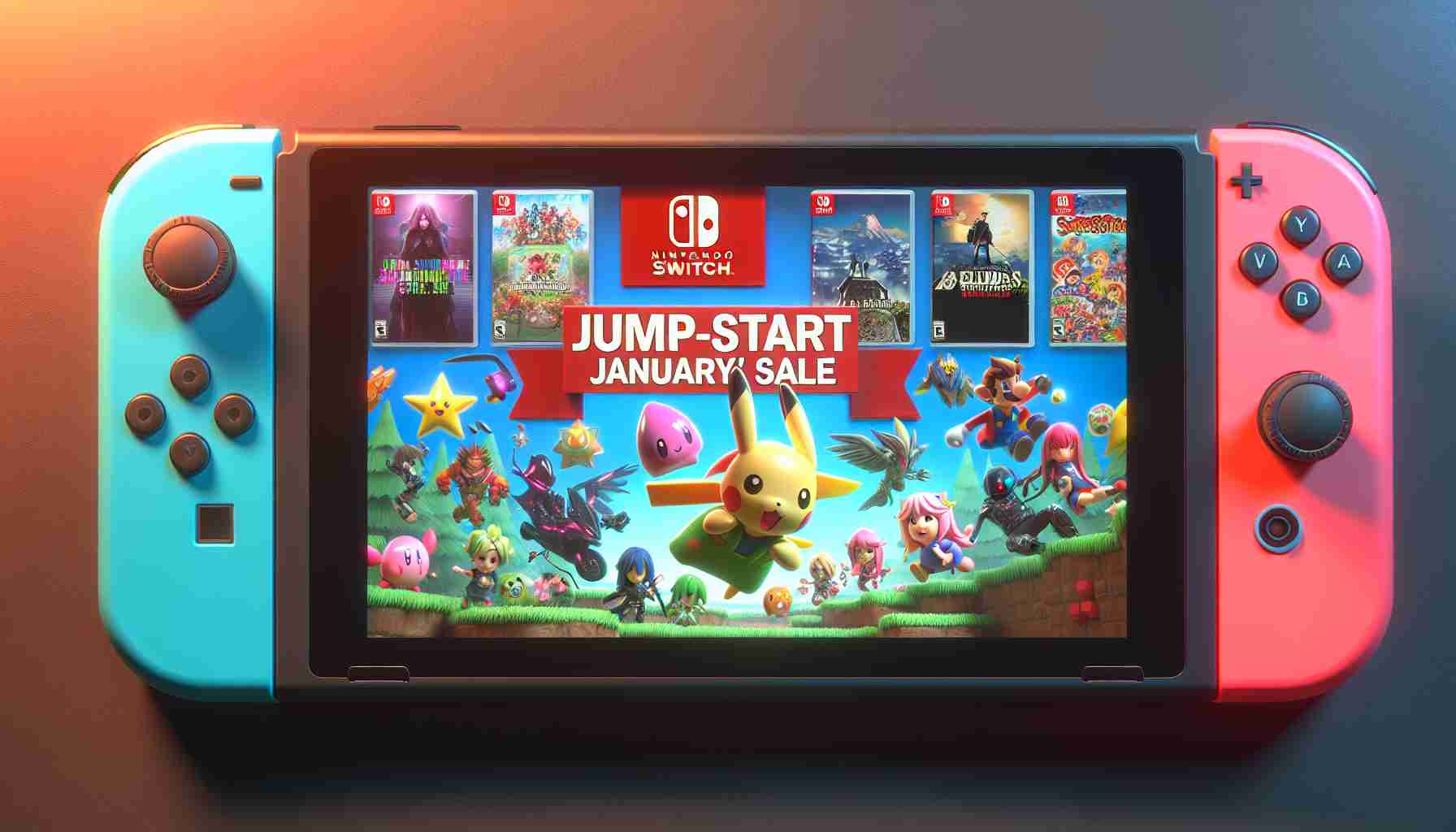 Zniżki na gry w promocji „Jump-Start January Sale” na konsoli Nintendo Switch