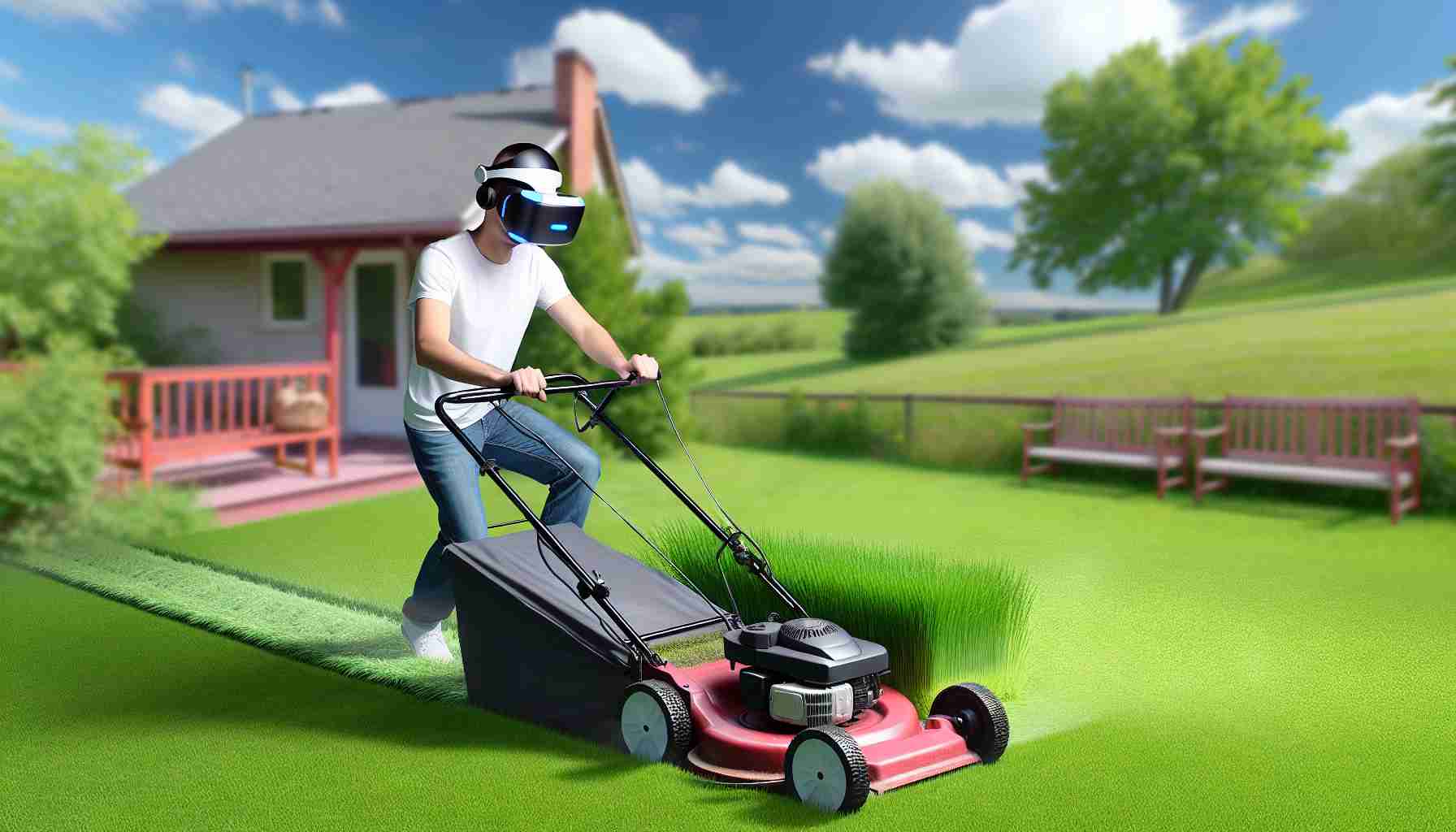 Virtual Reality takes lawn mowing to new heights