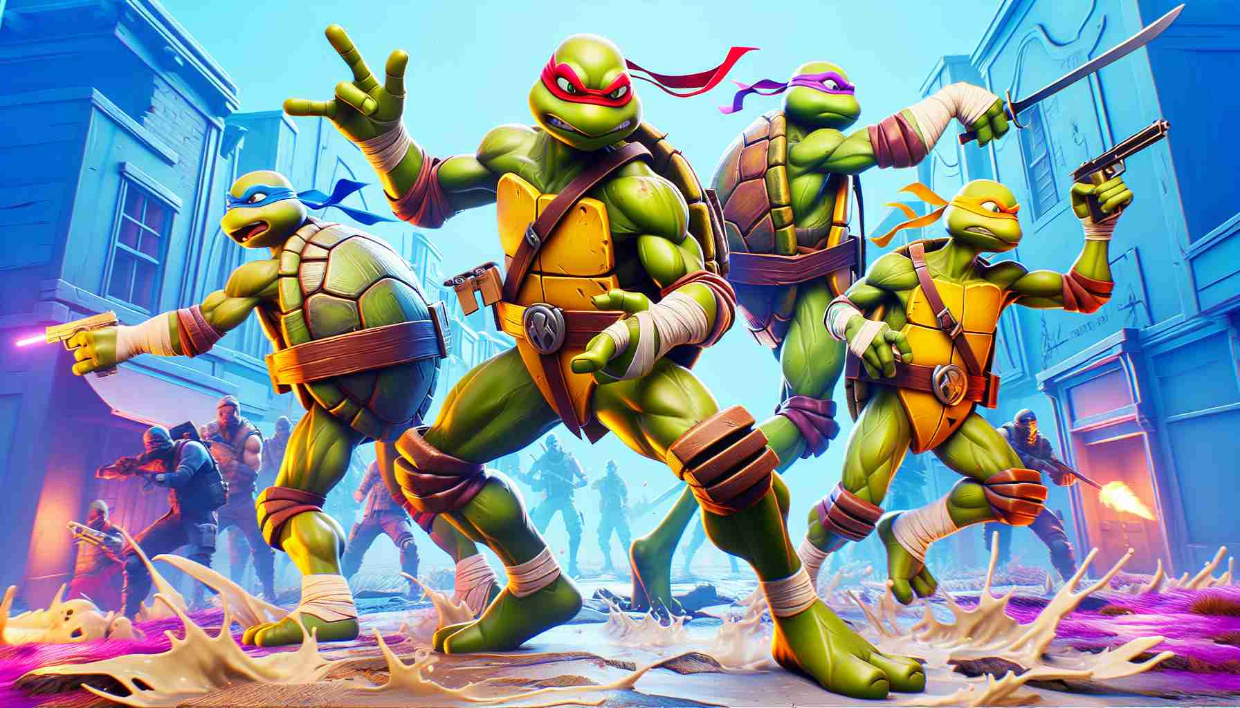 Teenage Mutant Ninja Turtles are Causing a Stir in Fortnite