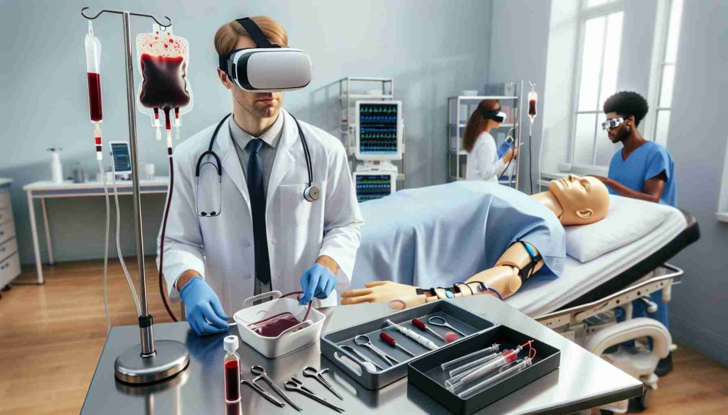 Learning blood transfusion - innovative training thanks to virtual reality