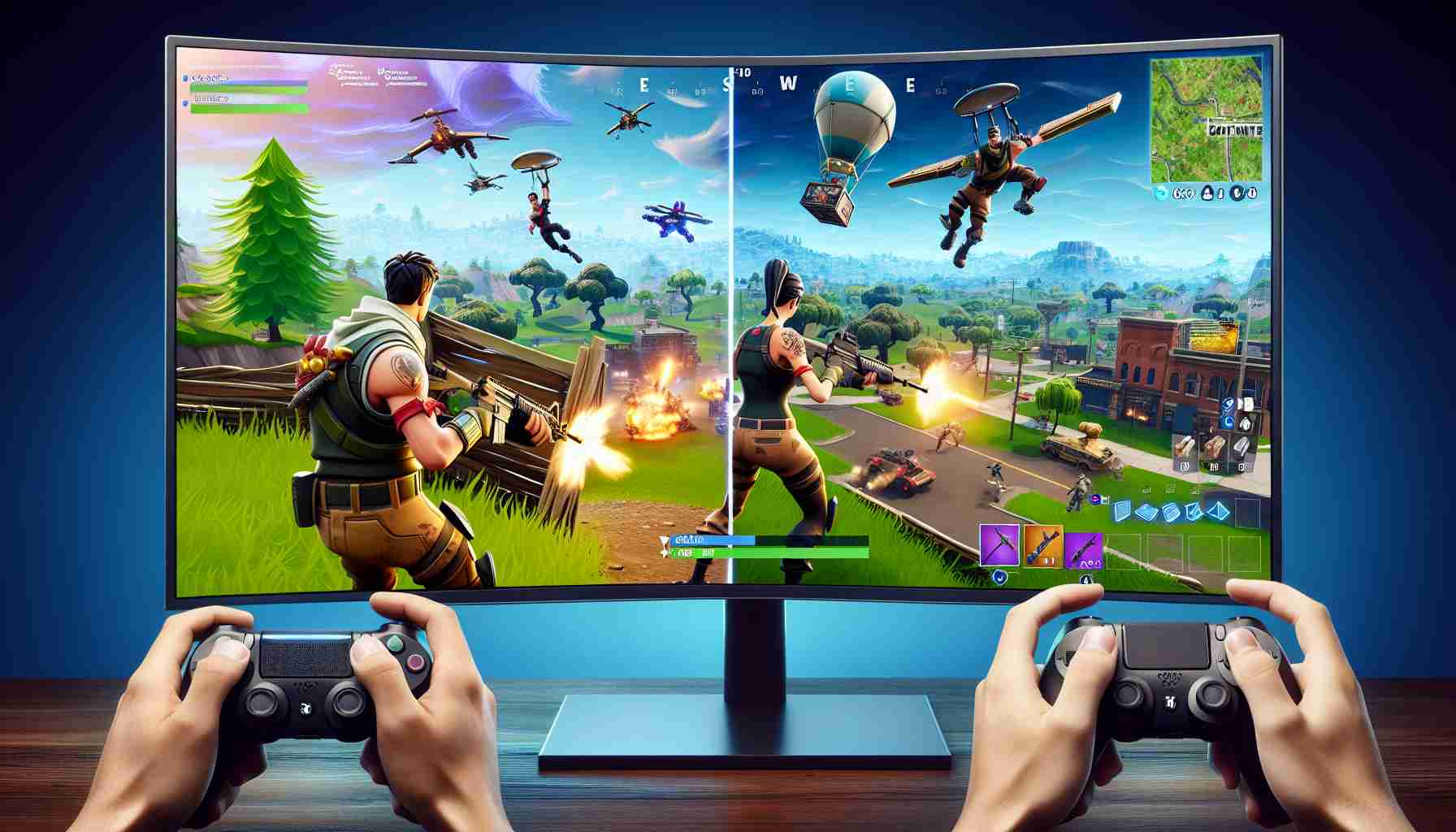 Jak grać w tryb podziału ekranu w Fortnite?