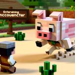 Piglin chase in Minecraft: A hilarious encounter