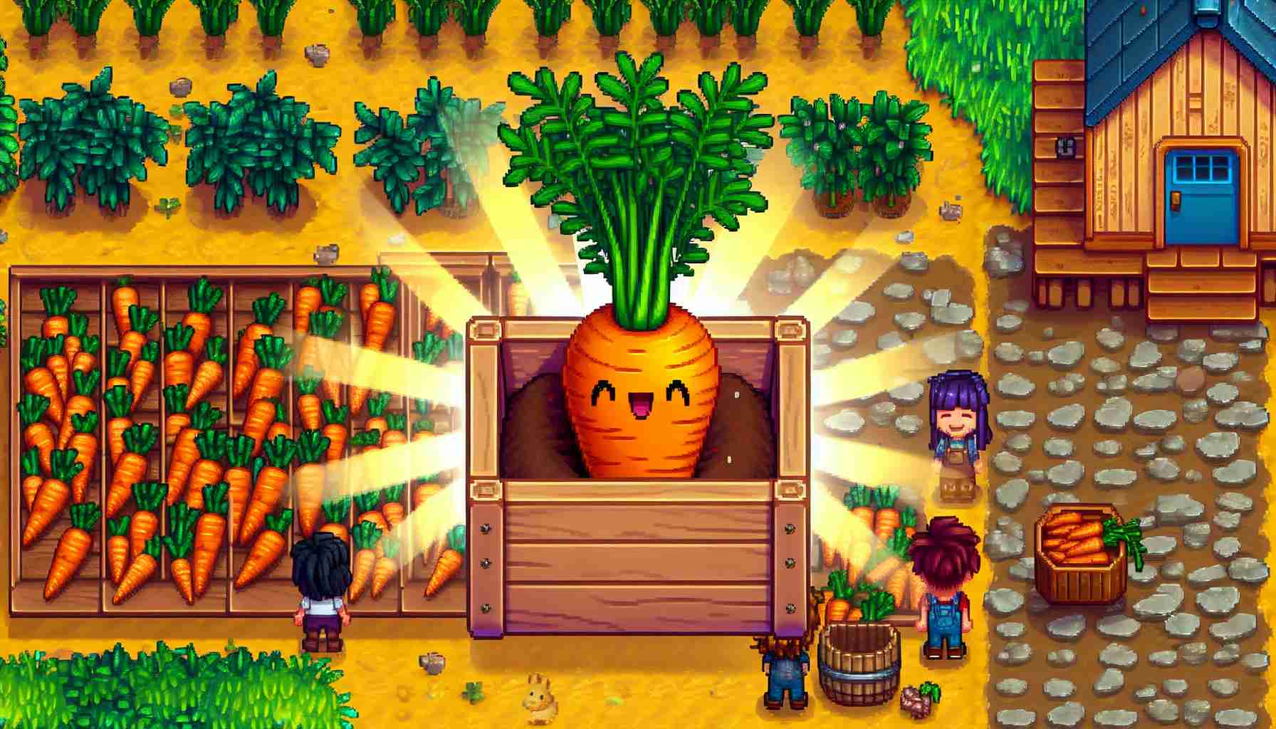 Niespodzianka w Stardew Valley: Nowe nasiona marchwiowe nie do kupienia w sklepie