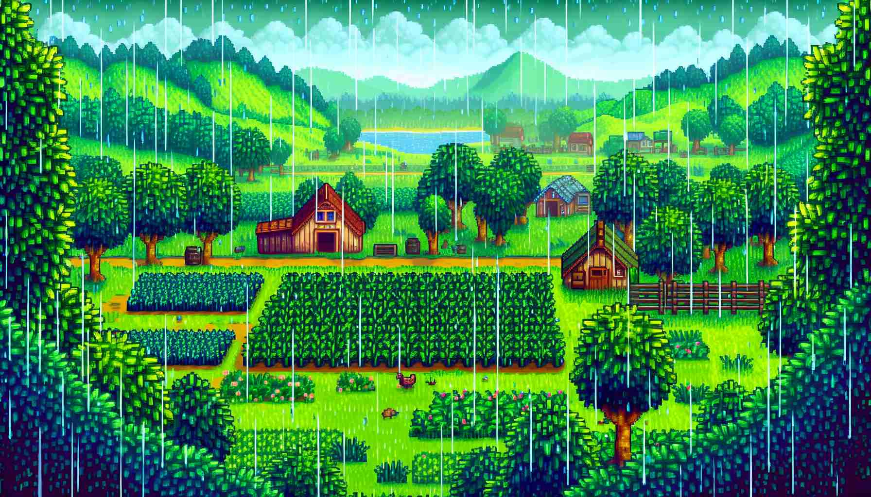 Zielony deszcz w Stardew Valley: Jak to wykorzystać?