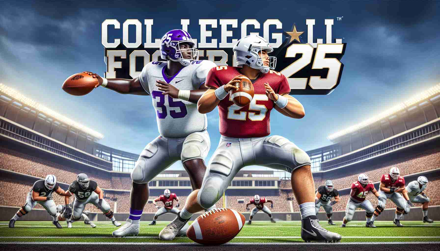 Najważniejsi gracze na okładce gry EA Sports College Football 25