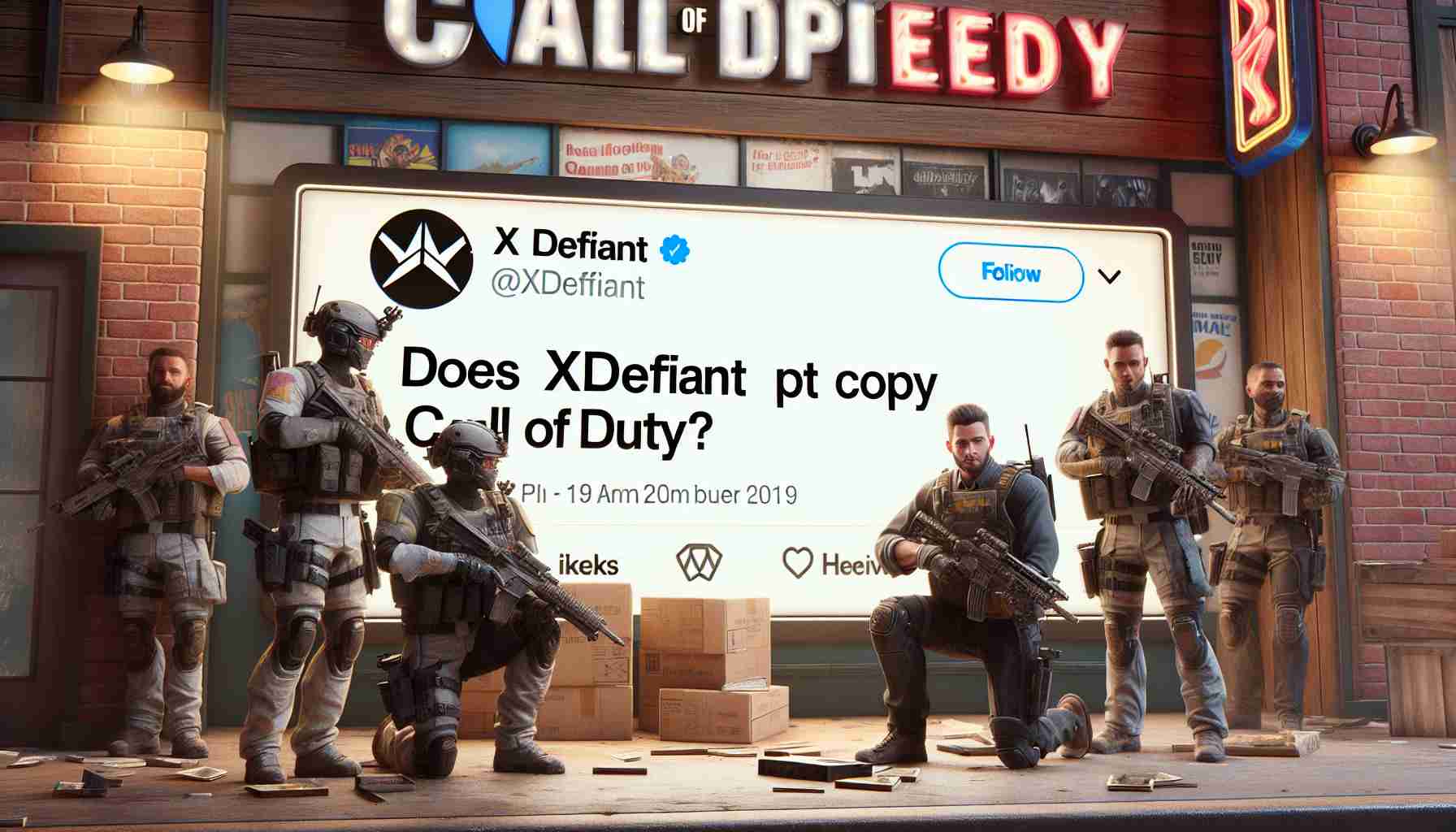 Czy XDefiant kopiuję Call of Duty?