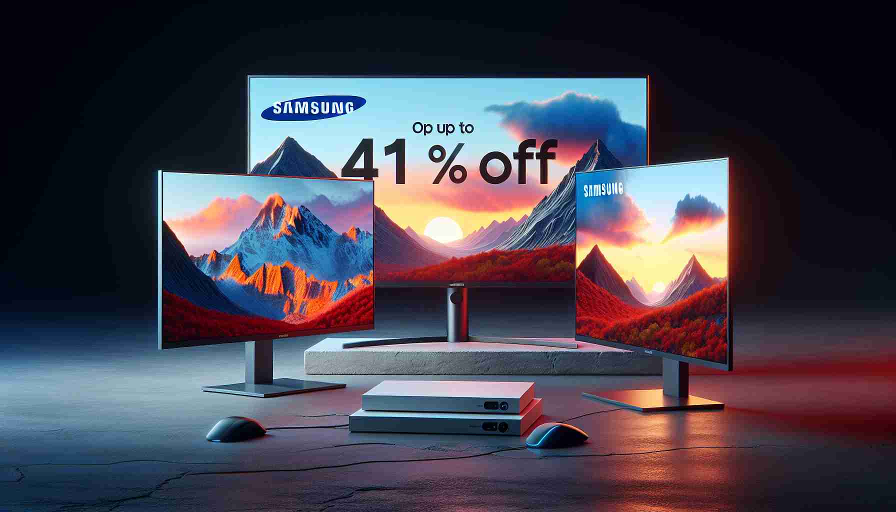 Promocja na monitory Samsung — do 41% taniej