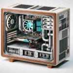 Water-Cooled Gaming PC Inside Vintage CRT Monitor