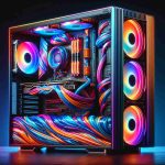 A Colorful Dual-System Gaming PC: A Modder’s Creation