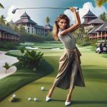 Jena Sims Flaunts Her Style and Golf Skills on Luxurious Getaway