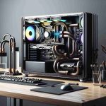 Desk PC with Custom Water Cooling: A Unique and Impressive Build