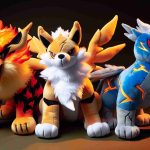 Pokemon Plushies Inspired by Legendary Beasts Now Available