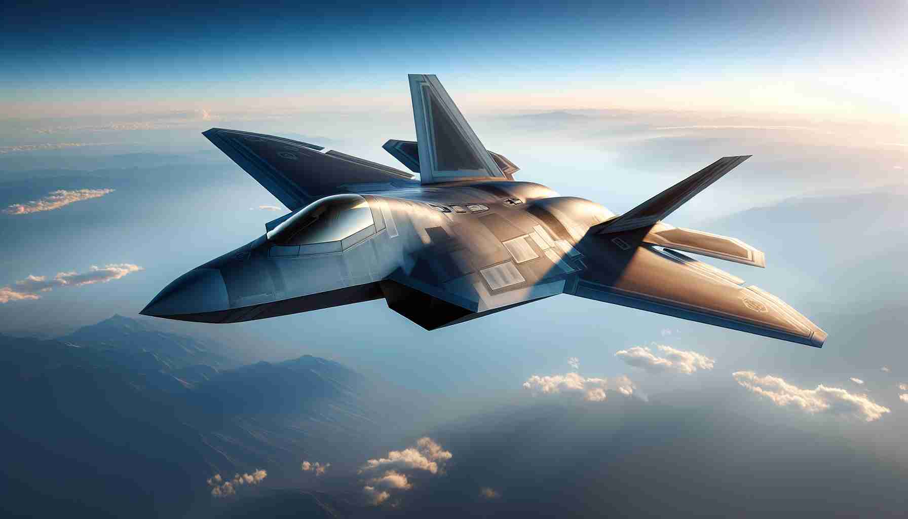 The Future Fighter Jet F-22 Raptor Takes Flight