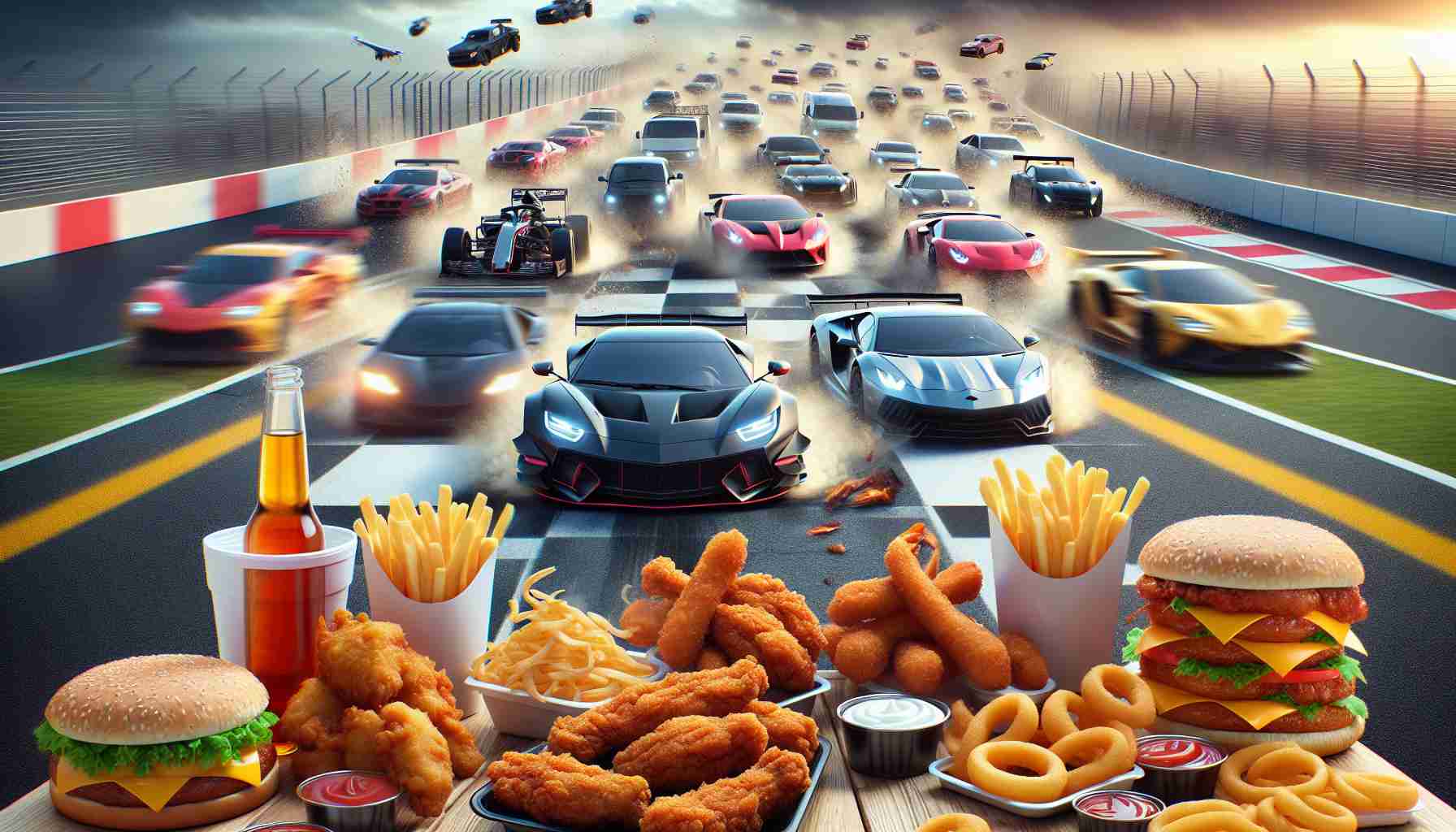 Fast Cars and Fried Snacks: A Recipe for Chaos