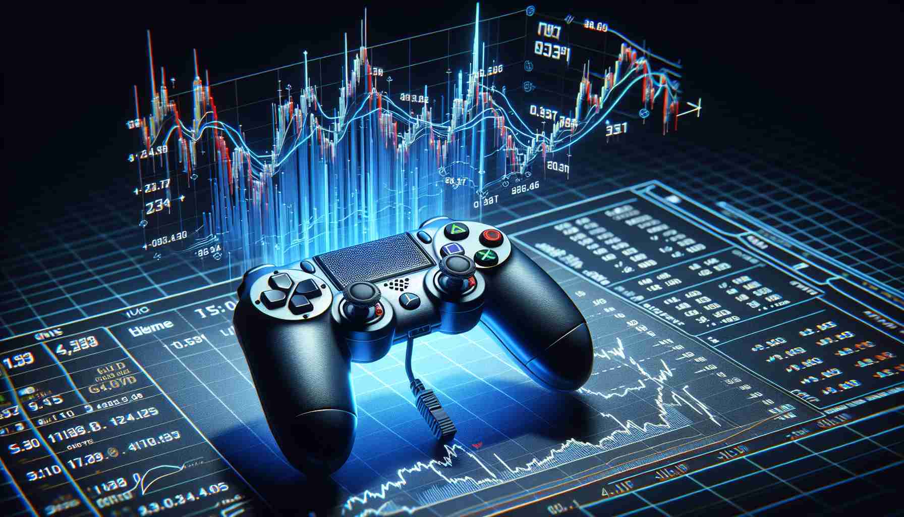 Game On: Tesla Stock Chart as Your New Gaming Controller?