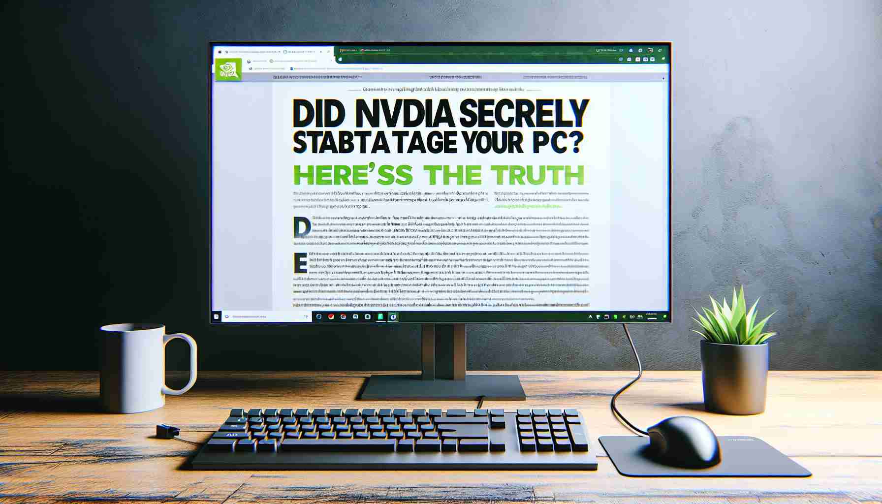 Did Nvidia Secretly Sabotage Your PC? Here's the Truth.