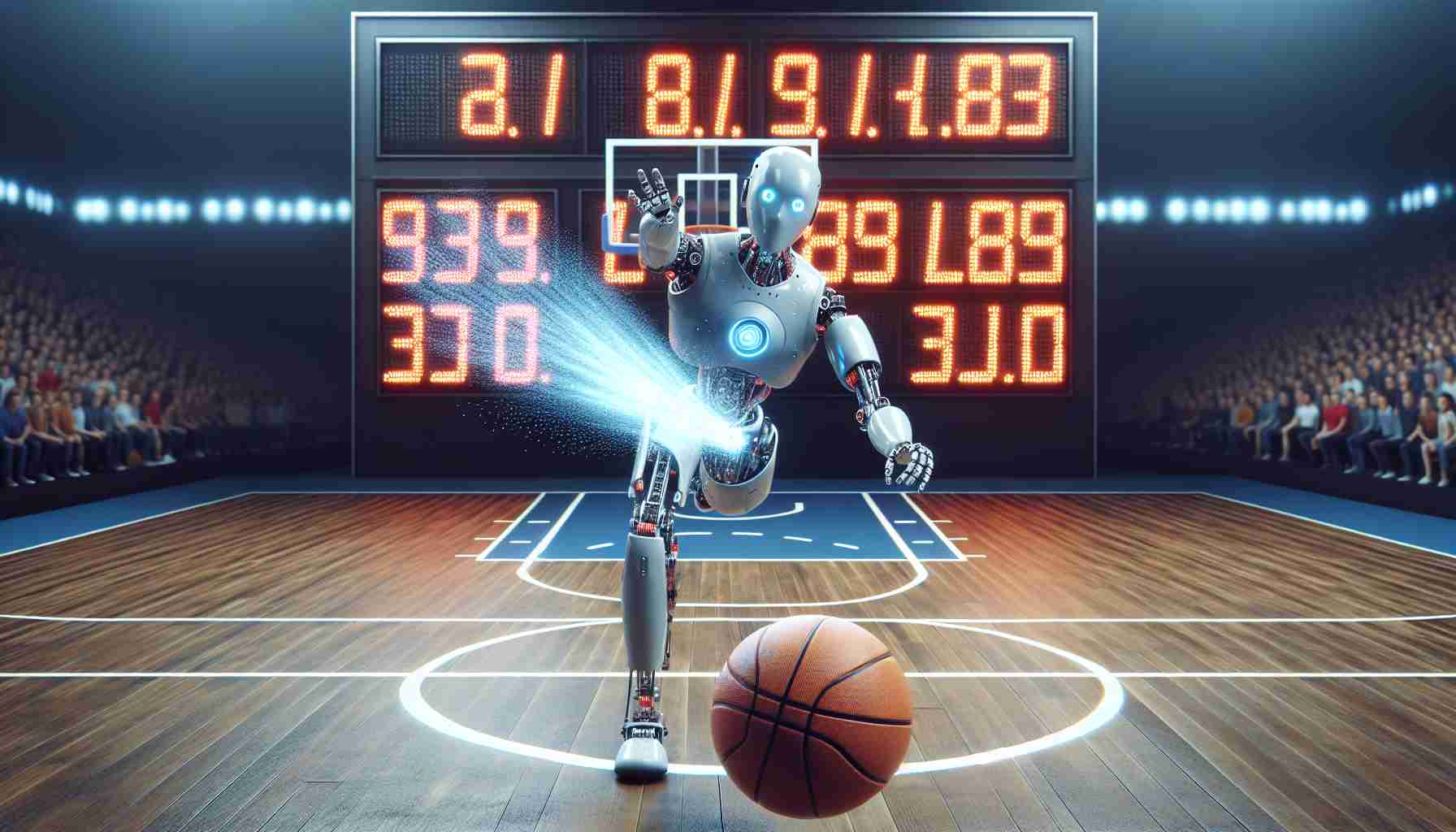 Incredible Aim! AI Robot Shatters Basketball Record.